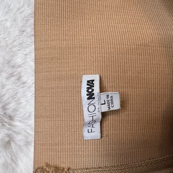 Cropped corset tan top - Picture 5 of 5